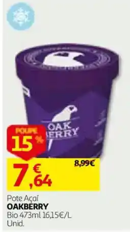 Auchan Pote Açaí oakberry promoção