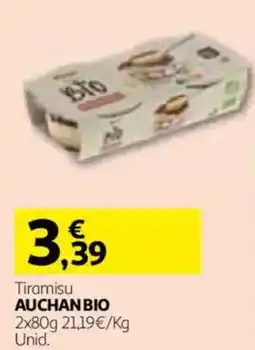 Auchan Tiramisu auchanbio promoção