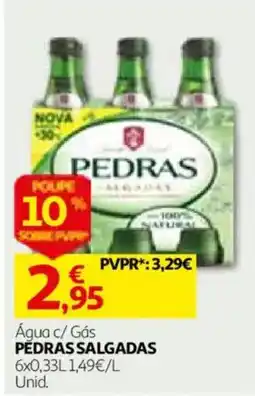 Auchan Água c/ Gás Pedras Salgadas promoção