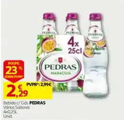 Auchan Bebida c/ Gás PEDRAS Vários Sabores promoção