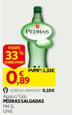 Auchan Água c/ Gás PEDRAS SALGADAS promoção