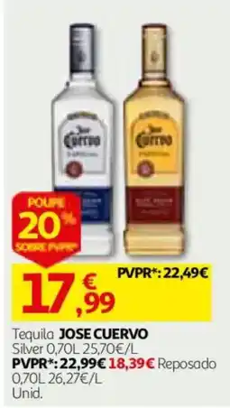 Auchan Tequila Jose Cuervo Silver promoção