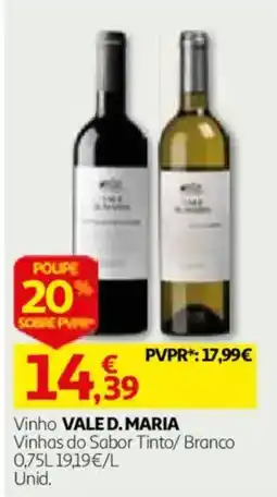 Auchan Vinho Vale D. Maria promoção