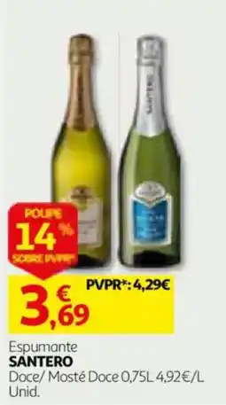 Auchan Espumante santero promoção