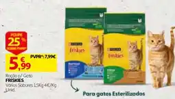 Auchan Ração p/ Gato FRISKIES promoção