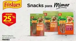 Auchan Snacks para Mimar Friskies promoção