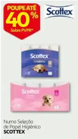 Auchan Numa seleção de papel higiênico scottex promoção