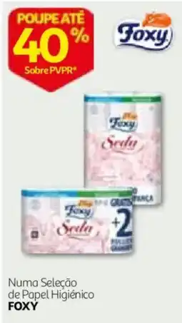 Auchan Papel Higiênico Foxy Seda promoção