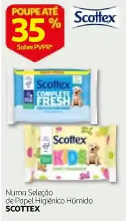 Auchan Papel Higiênico Húmido Scottex promoção