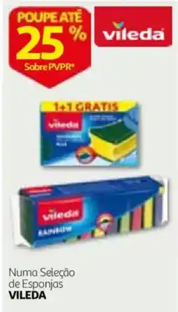 Auchan Numa Seleção de Esponjas Vileda promoção
