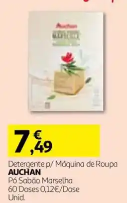 Auchan Detergente p/ Máquina de Roupa Auchan promoção