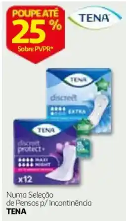 Auchan Numa Seleção de Pensos p/ Incontinência TENA promoção