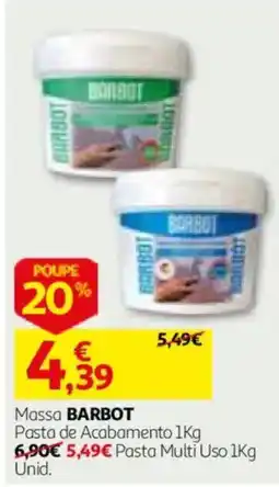 Auchan Massa BARBOT promoção