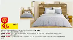 Auchan Jogo de Cama Microfibra/ Capa de Edredão Microfibra Actuel promoção