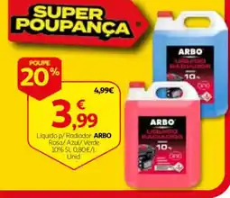 Auchan Líquido p/ Radiador ARBO promoção