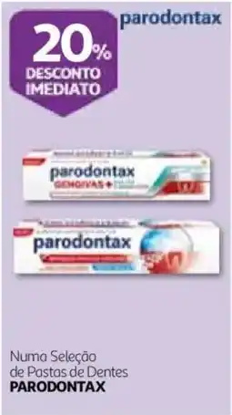 Auchan Numa seleção de pastas de dentes parodontax promoção