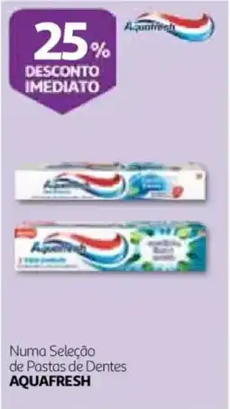 Auchan Numa seleção de pastas de dentes aquafresh promoção
