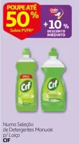 Auchan Detergentes Manuais p/ Loiça Cif promoção
