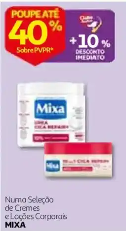 Auchan cremes e loções corporais mixa promoção