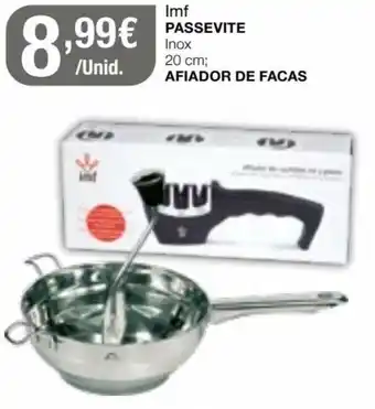 Intermarché imf Passevite Inox 20cm Afiador de Facas promoção