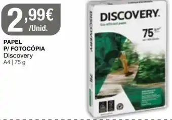 Intermarché Papel P/Fotocópia Discovery A4/75g promoção