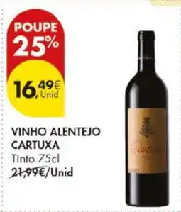 Pingo Doce Vinho alentejo cartuxa tinto promoção