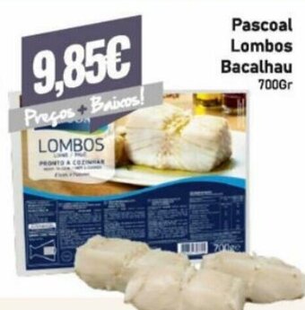 Belita Pascoal Lombos Bacalhau 700gr promoção