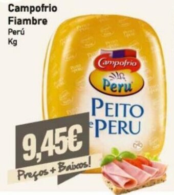Belita Campofrio Fiambre Perú promoção