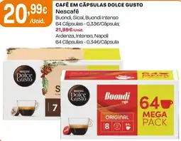 Intermarché Café em cápsulas dolce gusto nescafé promoção