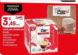 Intermarché Café em cápsulas porSi promoção
