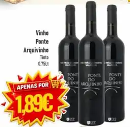 Belita Vinho Ponte Arquivinho promoção