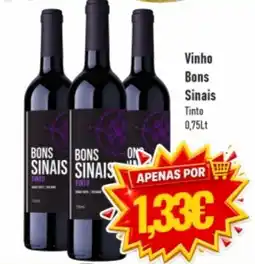 Belita Vinho bons sinais tinto promoção