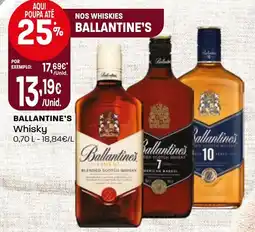 Intermarché Ballantine's Whisky promoção