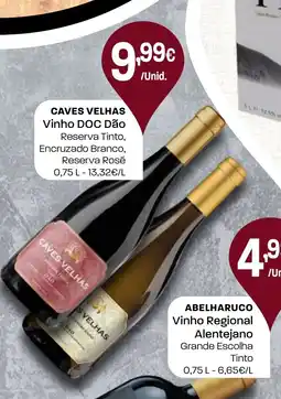 Intermarché Caves Velhas Vinho DOC Dão Reserva Tinto, Encruzado Branco, Reserva Rosé promoção