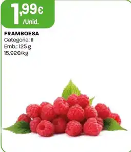 Intermarché framboesa promoção
