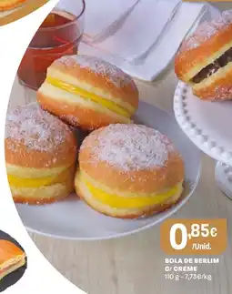 Intermarché Bola de berlim C/ creme promoção