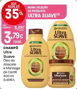 Intermarché Garnier champô ultra suave óleo de abacate e manteiga de carité promoção