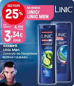 Intermarché Champô Linic Men Controlo de Oleosidade promoção