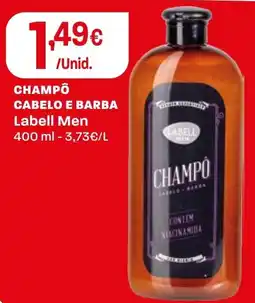 Intermarché Champô cabelo e barba labell men promoção