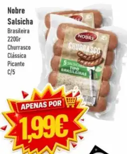 Belita Nobre Salsicha Brasileira Churrasco Clássica Picante promoção