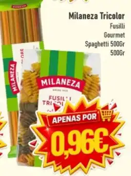 Belita milaneza tricolor fusilli gourmet spaghetti promoção