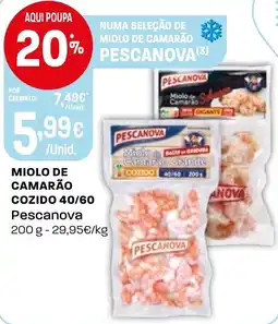 Intermarché miolo de camarão pescanova promoção