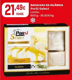 Intermarché Bacalhau da ilândia porSi select promoção