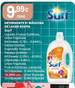 Intermarché Detergente p/ máquina de lavar roupa surf promoção