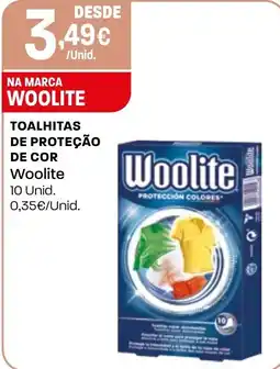 Intermarché toalhitas de proteção de cor woolite promoção