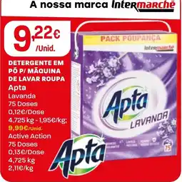 Intermarché Detergente em pô p/ máquina de lavar roupa apta lavanda promoção
