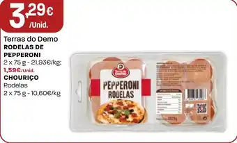 Intermarché Terras do Demo rodelas de pepperoni promoção