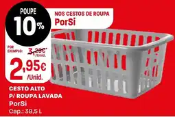Intermarché cesto alto p/ roupa lavada porSi promoção