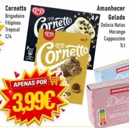 Belita Cornetto Brigadeiro Filipinos Tropical C/4 promoção