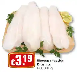 Bolama filetes pangasius brasmar promoção